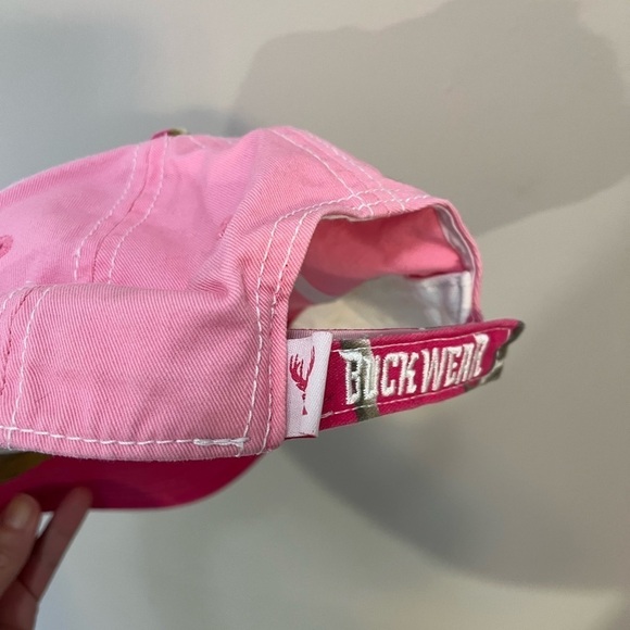 Ladies Baseball Hat Pink Camo USA Flag Cap - Picture 2 of 7